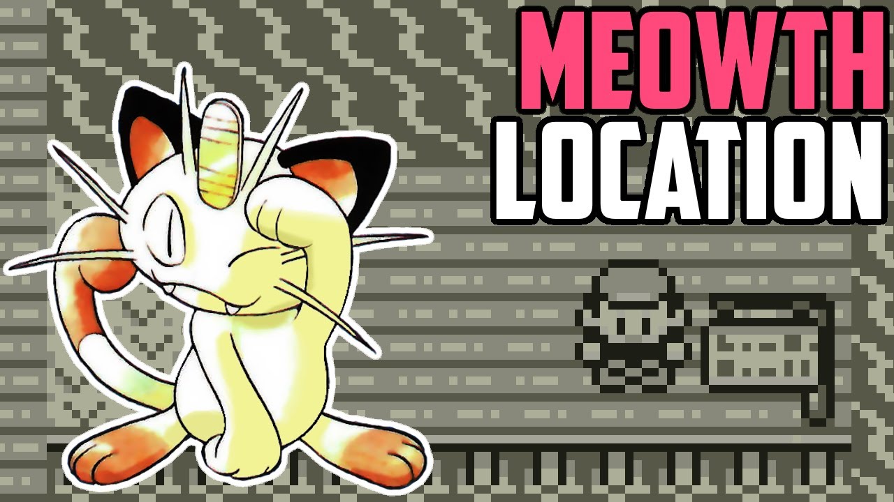 Как поймать Мяута &mdash; Pok&eacute;mon Red & Blue