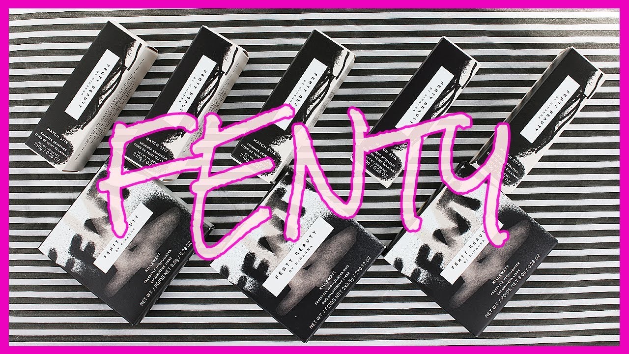 Fenty Beauty by Rihanna! Killawatt Highlighters Try-On