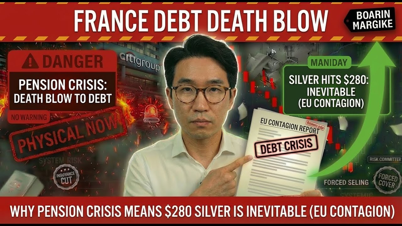 FRANCE DEBT DEATH BLOW: Why The Pension Crisis Means $280 Silver Is Inevitable (EU Contagion)
