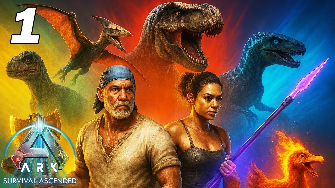 Début de notre aventure sur Ark Descended en duo ! Ark Descended 1