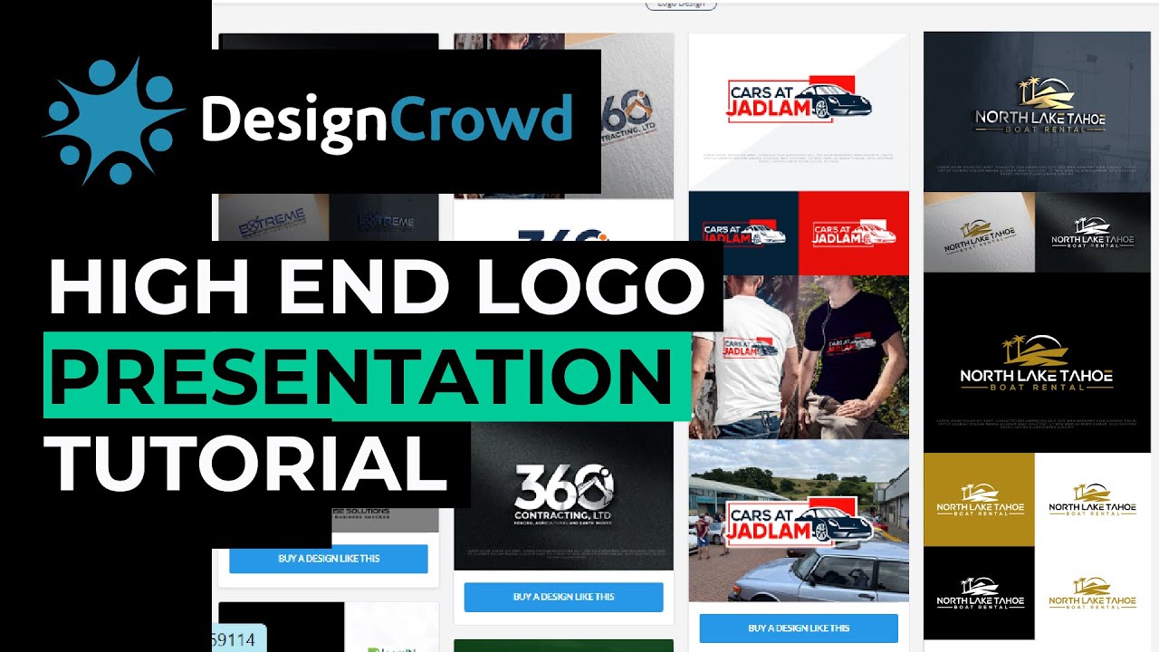 DesignCrowd How to Create Logo Design Presentation - Long Logo Design Presentation