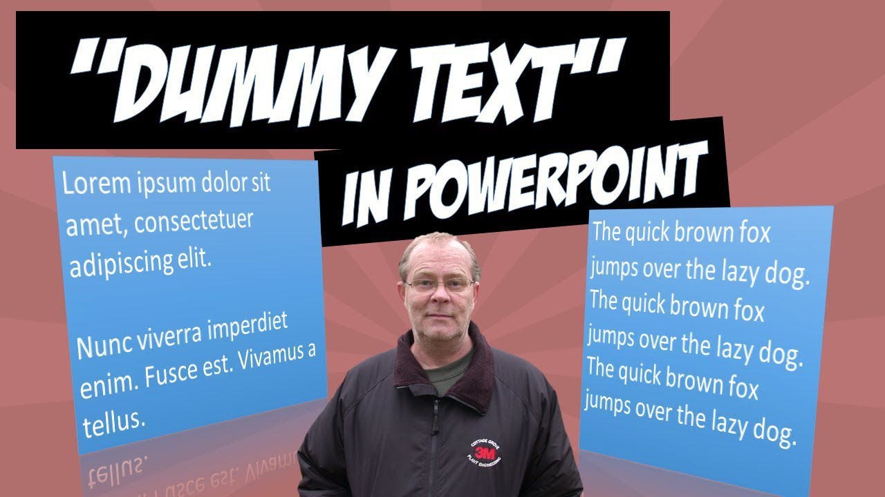 How to Create Dummy Text Placeholders in PowerPoint