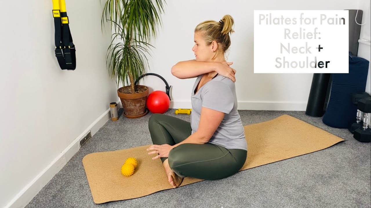 PILATES for PAIN RELIEF : Neck + Shoulder using Spiky Balls