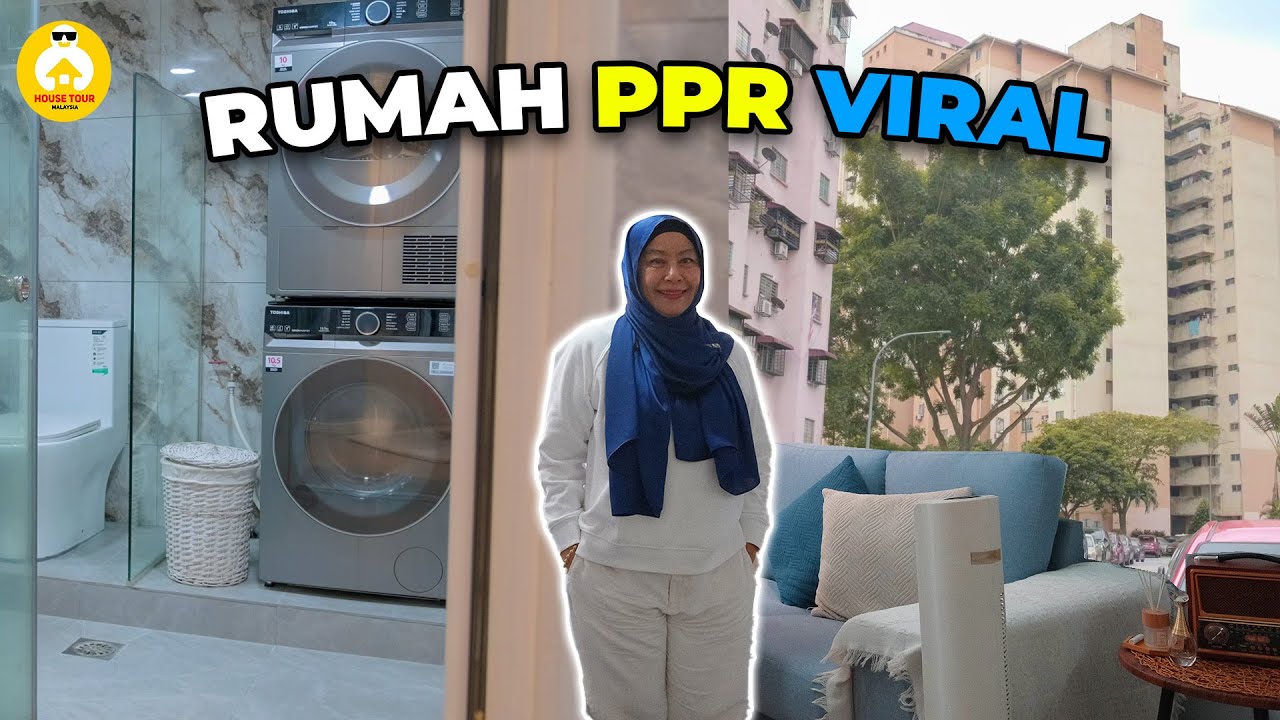 HOUSE TOUR EP 148: RUMAH PPR PALING VIRAL DI TIKTOK, TANDAS MACAM HOTEL!!