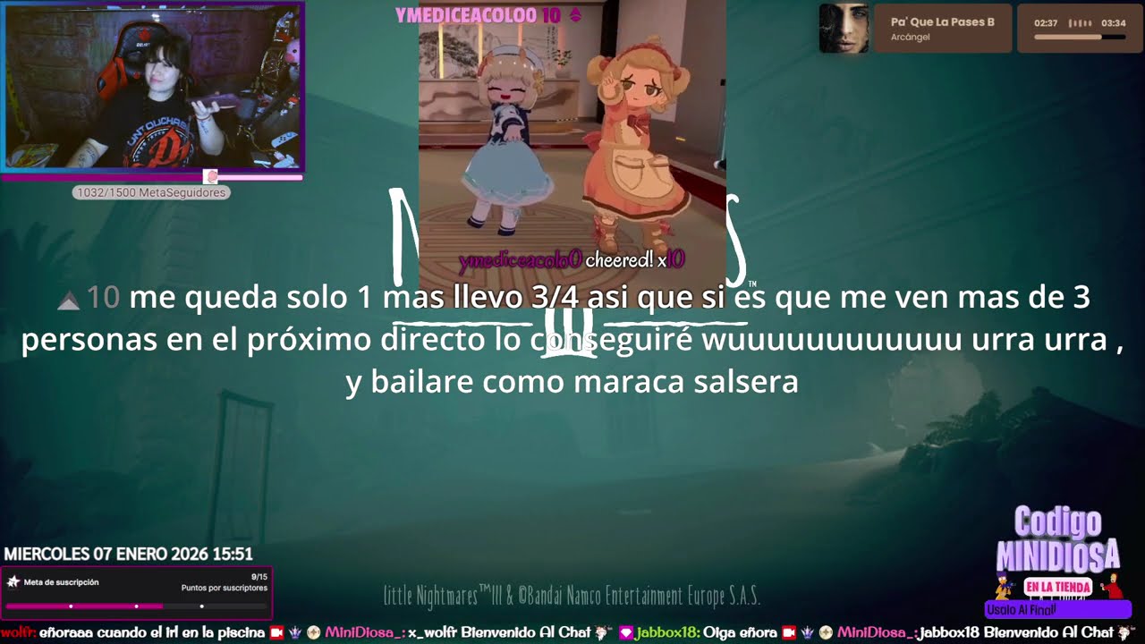 Seguimos Con El Little Nightmares 3 / !Codigo !Redes !Donaciones !Sr !Dice