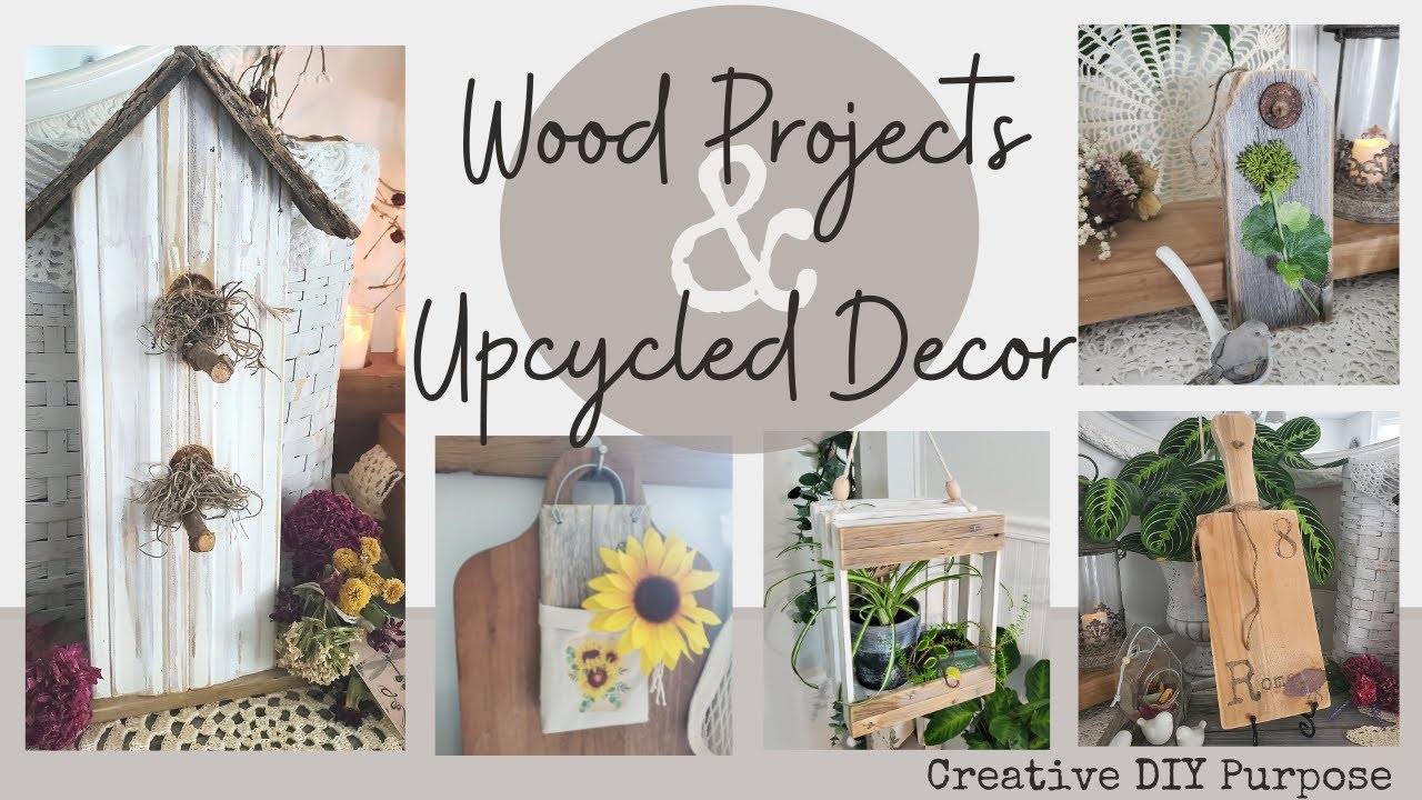 Easy Wood Scrap Projects - Upcycled Home Decor Ideas - Part #3