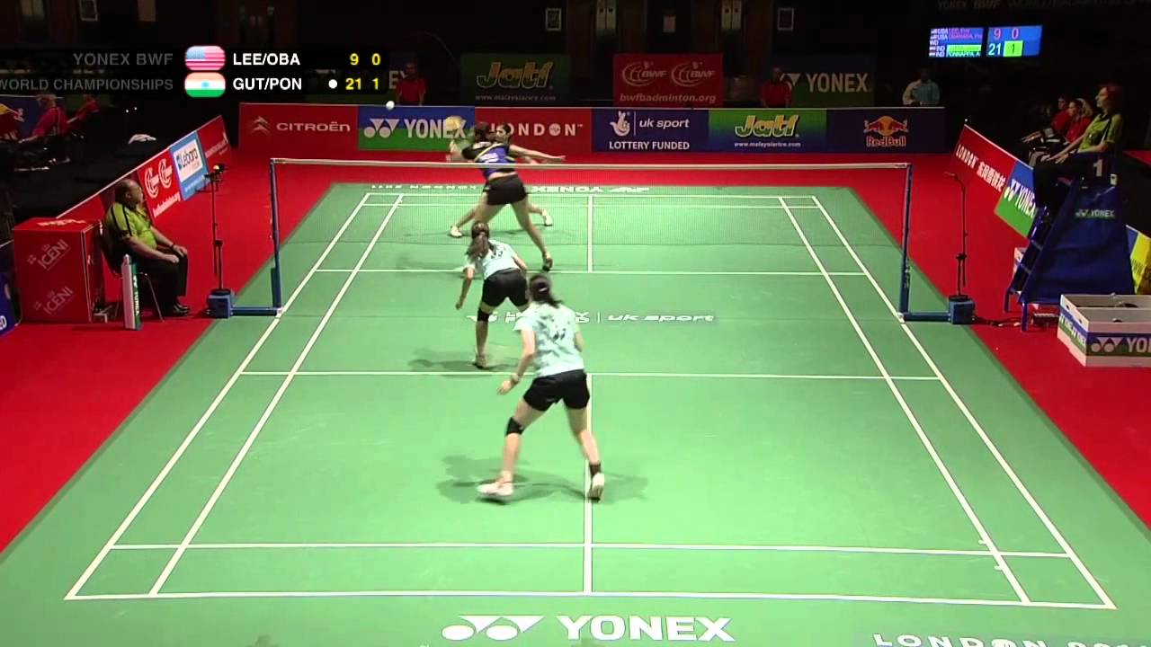 R64 (Day 1) - WD - Eva Lee/P.Lynn Obanana  vs J.Gutta/A.Ponnappa - Yonex BWF World Champs '11