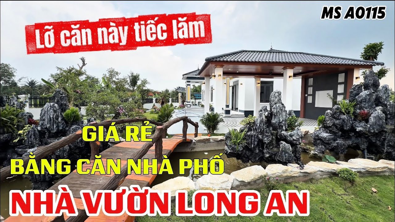 Ms A0115 Nhà vườn Long An Giá rẻ bằng căn nhà phố, lỡ căn này tiết lắm | Chợ Tốt Long An