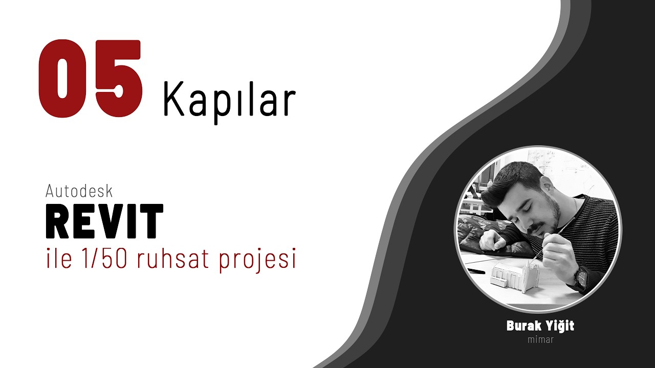 Revit ile Ruhsat Projesi # 5 | kapılar