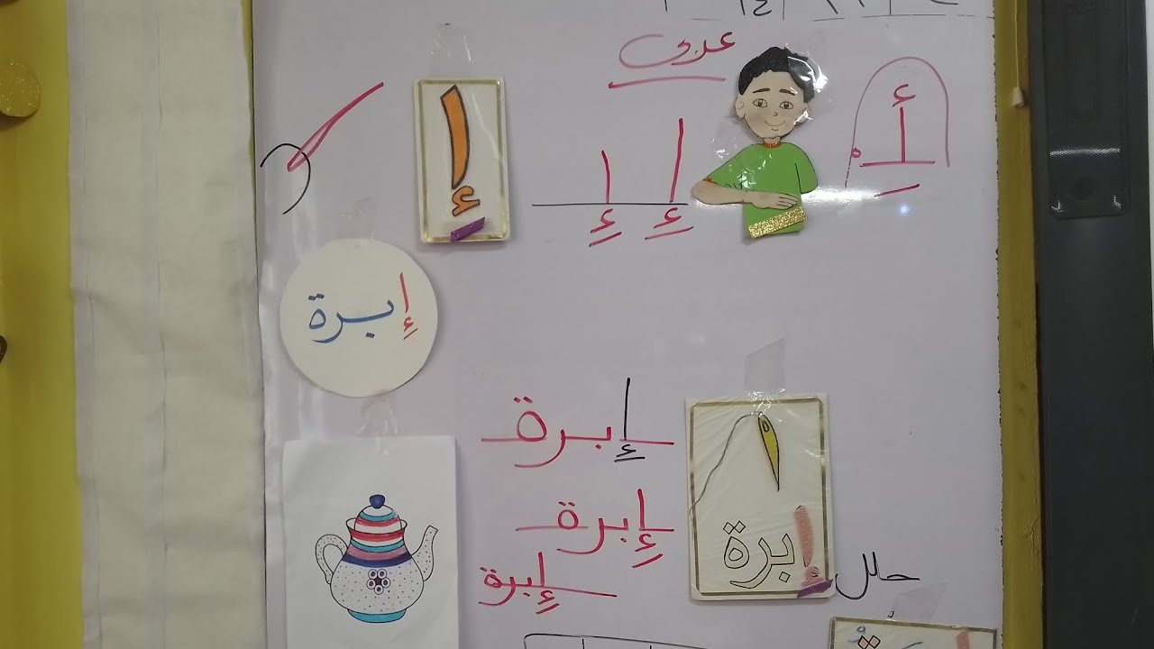 كتابة كلمة إبرة