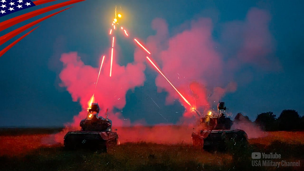 NATO Allies' Anti-Aircraft Guns in Action: Defending the European Skies