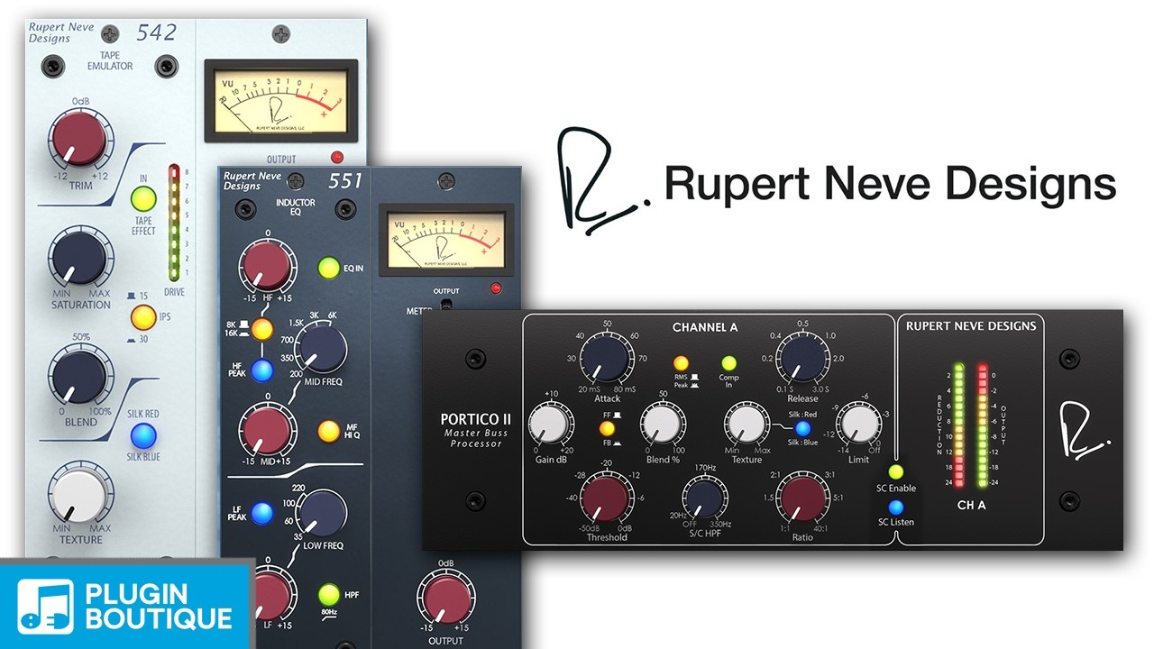 Первые официальные плагины Rupert Neve и другие новости для продюсеров!
