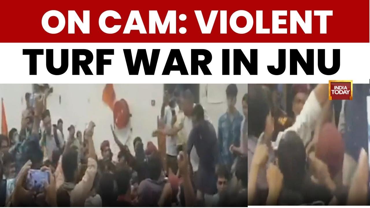JNU Erupts: ABVP, Left Groups Trade Blows And Blame Over Violent JNU Clash | India Today News