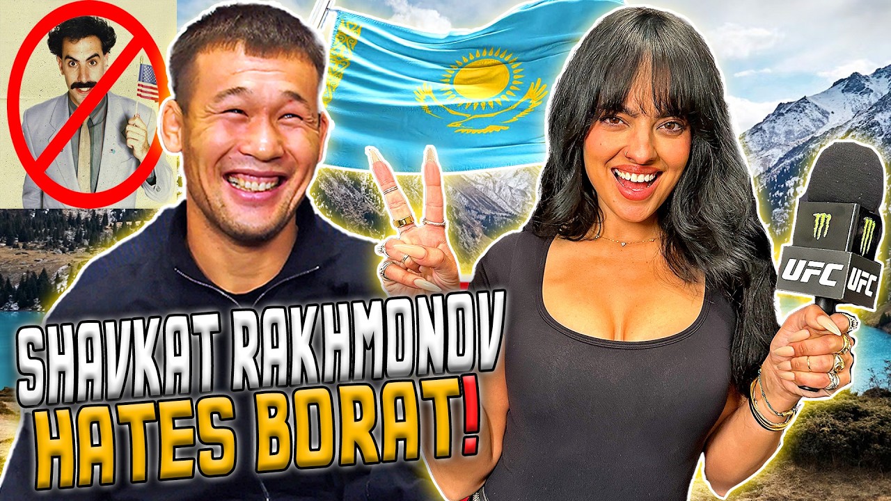 Shavkat Rakhmonov reacts to American pop culture, Borat, Kardashians & More | UFC 310