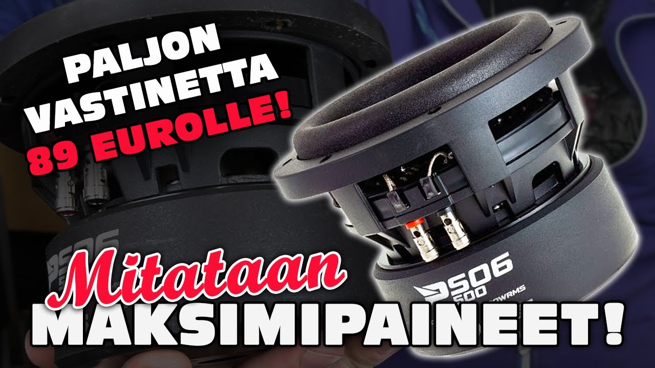 TESTISSÄ 6,5” BASSOT | 89 euron hintainen MDS Predator PS06 500D2 | Testiryhmän edullisin!