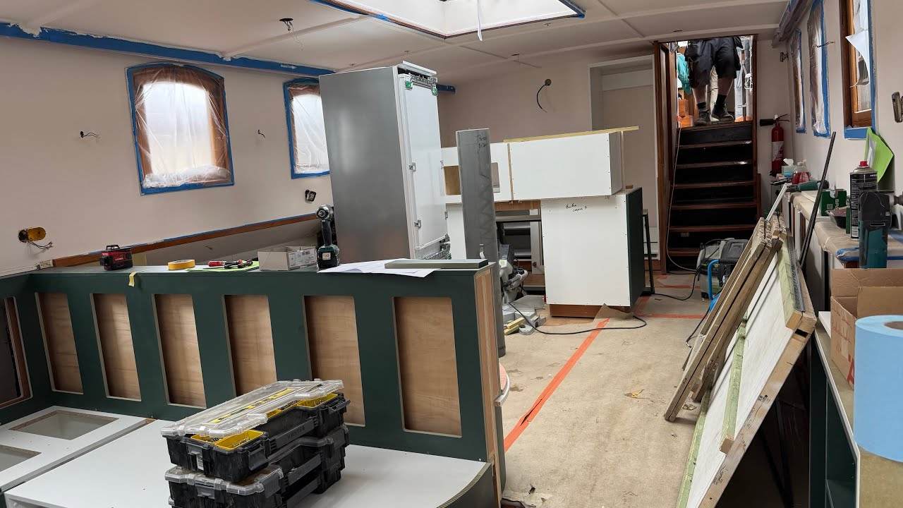 Furniture install has started