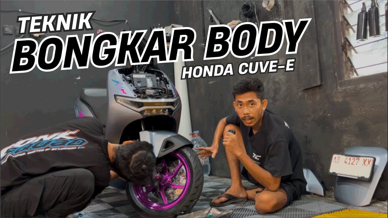 Teknik Bongkar Motor Listrik (Honda Cuve-E)