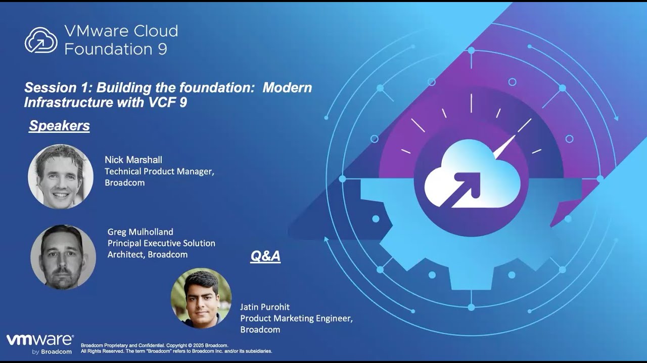 Building the Foundation - Modern Infrastructure with VCF 9