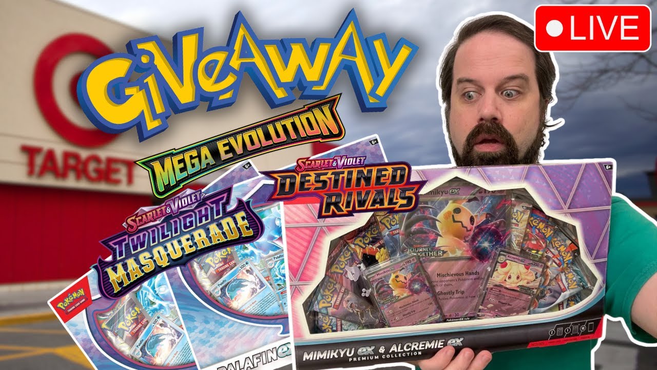 LIVE Target Box Pokémon Pack Battles + Giveaway