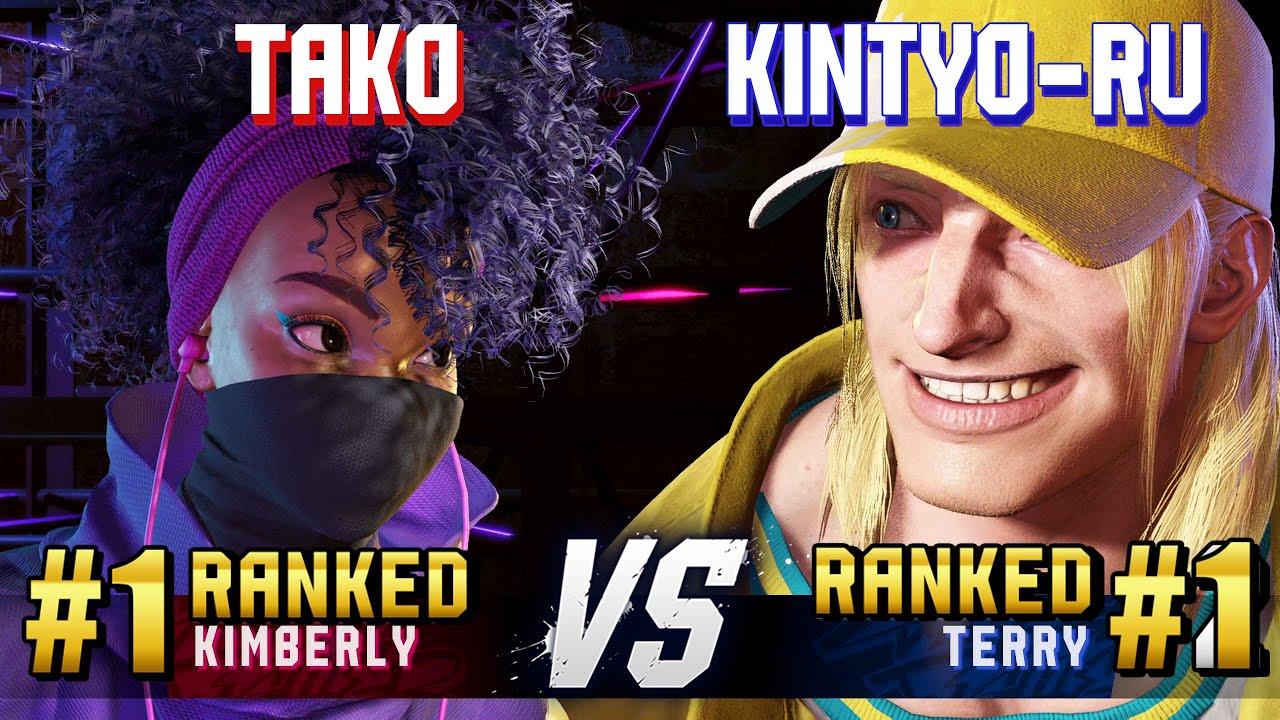 SF6 ▰ TAKO (#1 Ranked Kimberly) vs KINTYO-RU (#1 Ranked Terry) ▰ High Level Gameplay