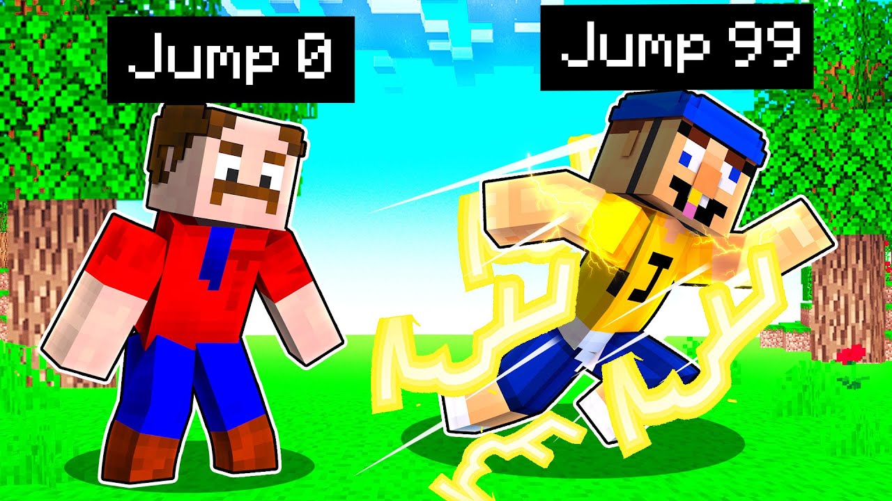 Jeffy Got 100% JUMP in Minecraft!