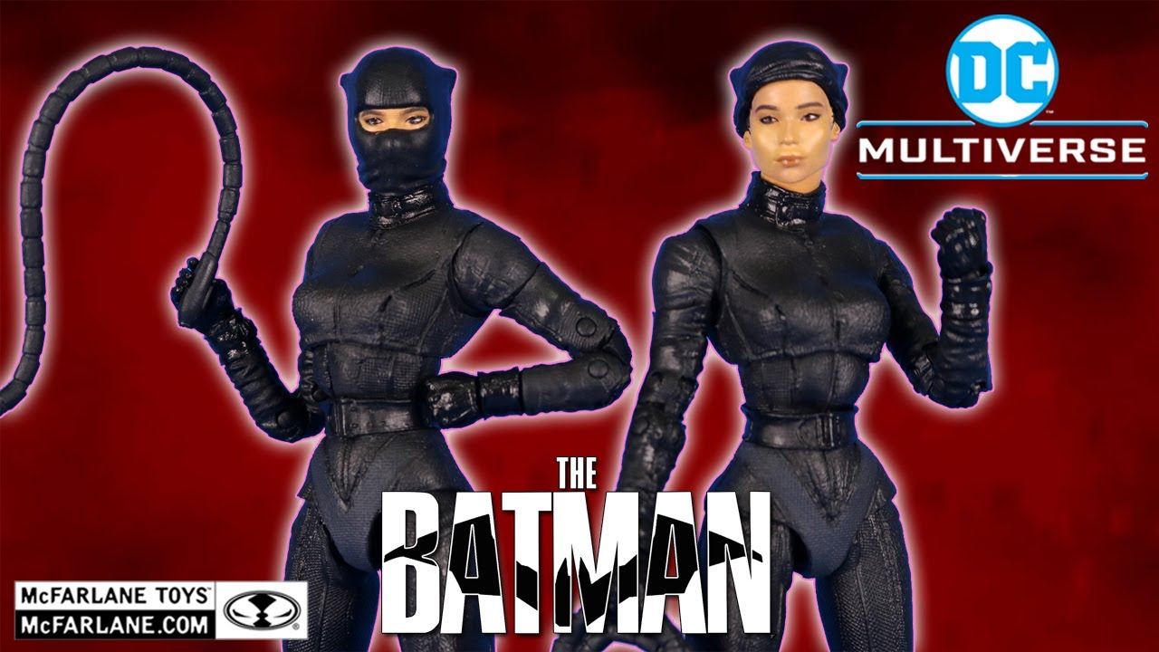 DC Multiverse CATWOMAN & UNMASKED SELINA KYLE filme The Batman - Action Figure Review McFarlane Toys