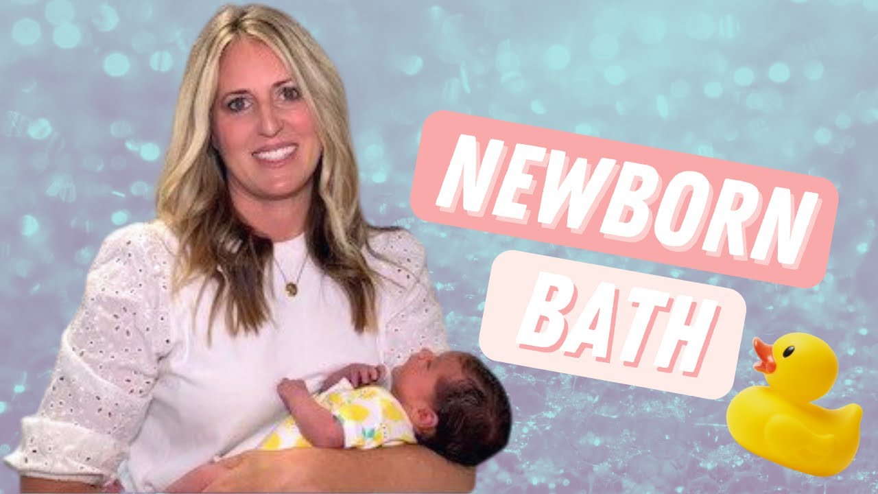 How to Give a Newborn a Sponge Bath | Tips for New Parents | Baby with (Umbilical Cord)