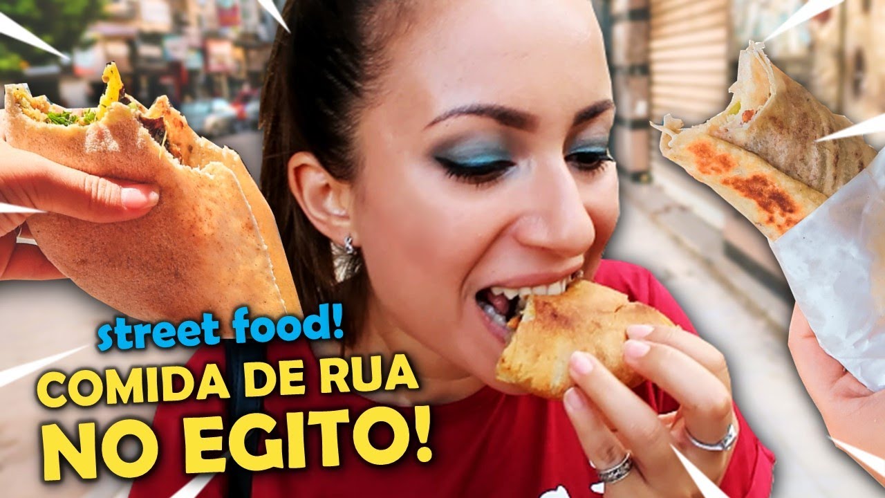 COMIDA DE RUA EGÍPCIA (Baladi Food) | Brasileira no Egito