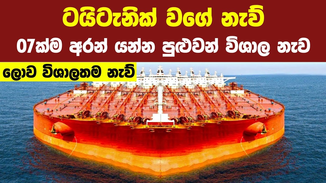 ලෝකයේ තියෙන හිතාගන්නවත් බැරි විශාලතම නැව් 06 | 06 largest ships in the world