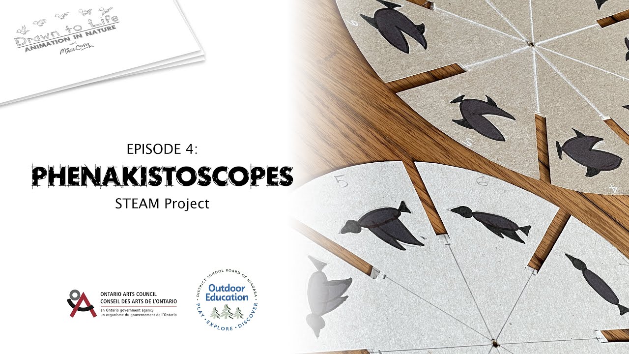 4. Phenakistoscopes | STEAM Project (How to Make/DIY) | Drawn to Life: Animation in Nature Mike Cope