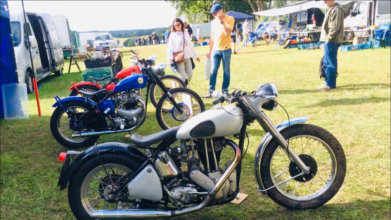 FIVE Minutes of Motorcycle Heaven filmed at Netley Marsh Autojumble Bikes & Parts FOR SALE Film 1/4