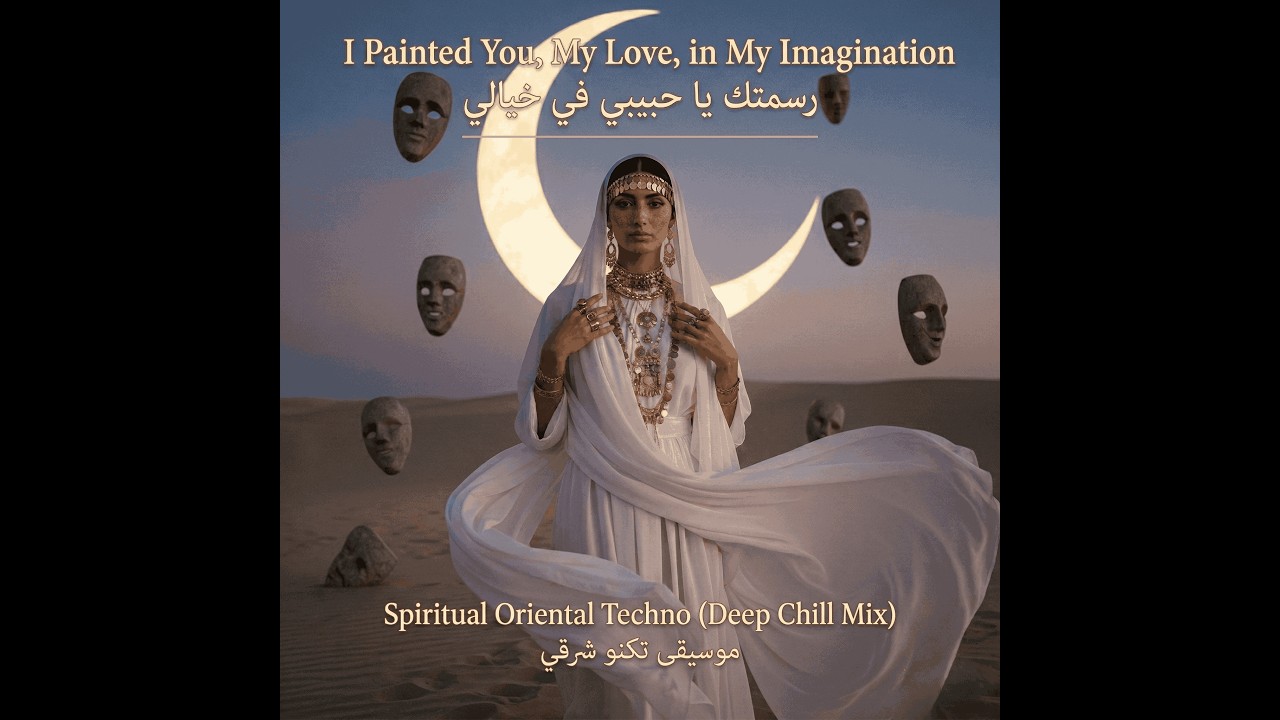 رسمتك يا حبيبي في خيالي | موسيقى تكنو شرقي روحاني (Deep Chill Mix) I Painted You in My Imagination