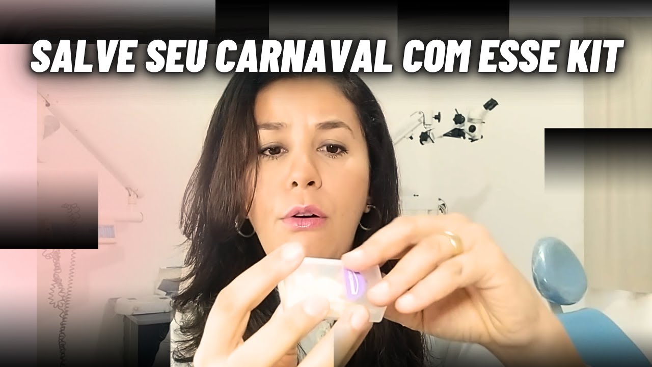 Monte um kit de saúde bucal para o carnaval/ Ele pode salvar sua folia!