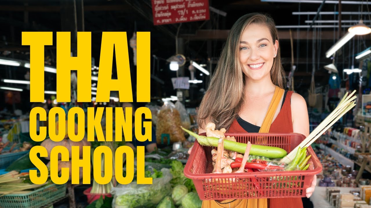 A MELHOR Escola de Culinária Tailandesa em CHIANG MAI! | Khao Soi, Pad Thai e MAIS! Tailândia Vlog