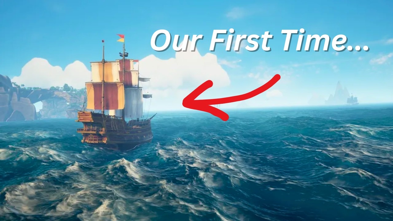В игре Sea of ​​Thieves мы впервые попробовали управлять галеоном... И всё прошло плохо.