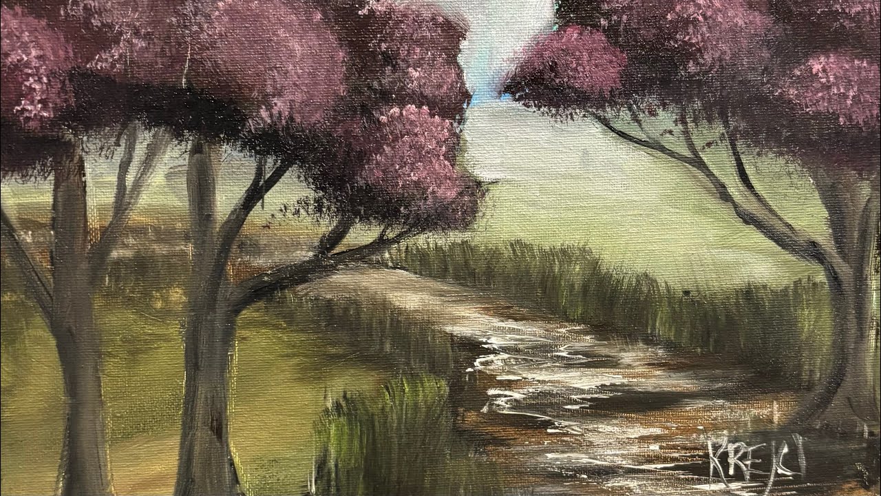 Krejci Artist is live! Landscape #krejci #landscapeart #liveartist