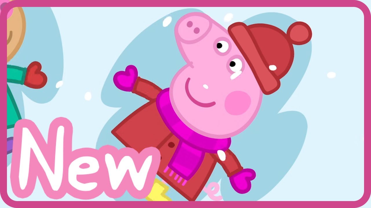 Peppa Pig Tales ❄️ Peppa’s Big Snow Day! Snowman & Snow Play Fun | Kids Learning Videos