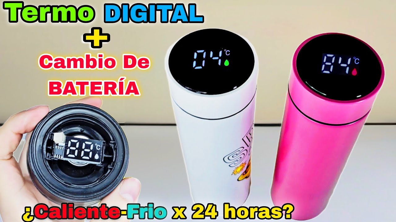 Termo Digital inteligente + Como Hacer El Cambio De Bateria ¿caliente frio por 24 horas?