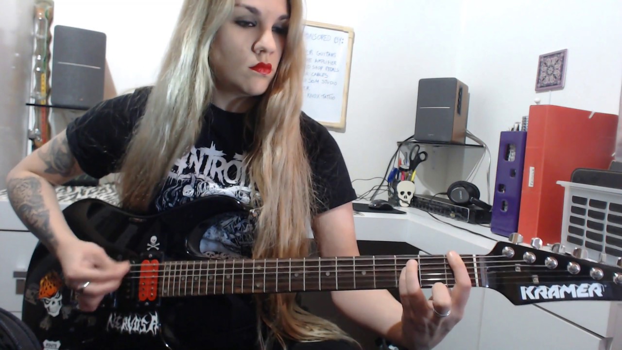 NERVOSA - Never Forget, Never Repeat (Guitar Playthrough by Prika Amaral) | Napalm Records