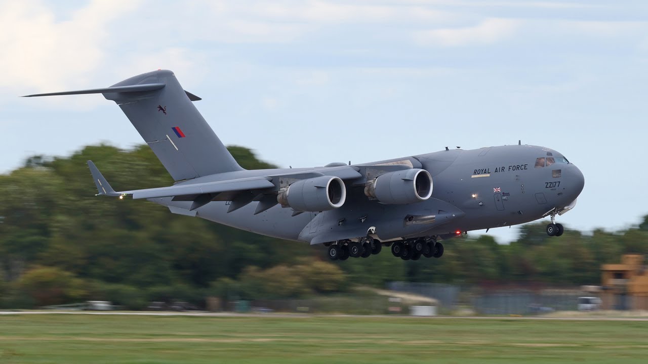 RAF C-17 Globemaster & A400M Atlas Operations | Exercise Chameleon | RAF Leeming | Reverse Parking!