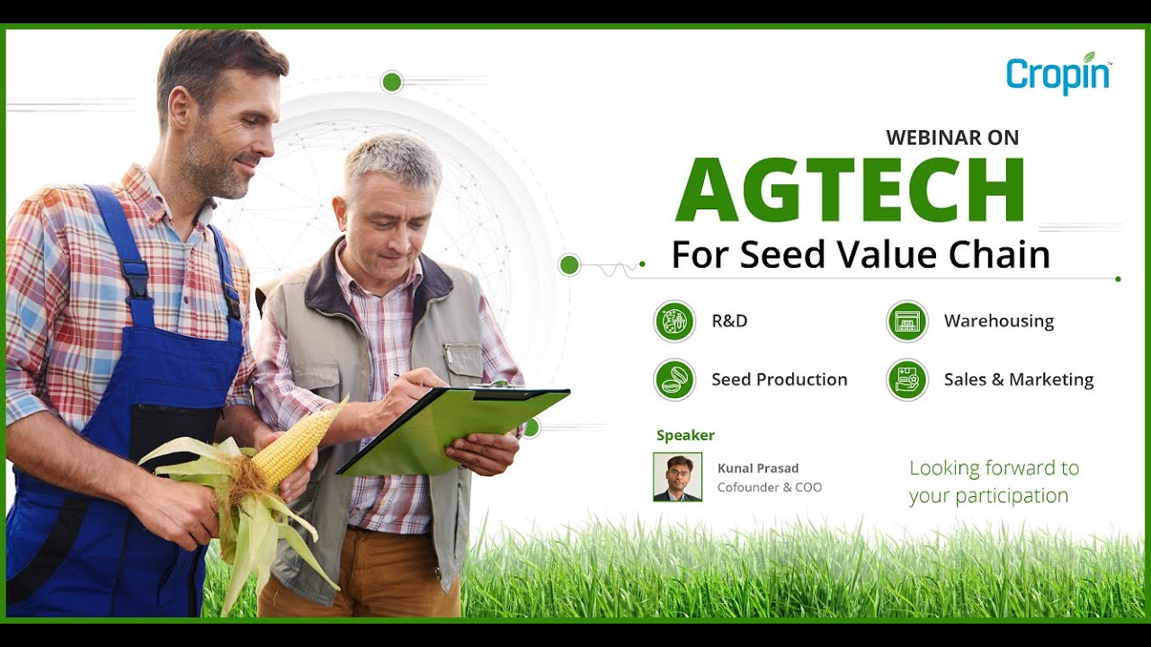 Webinar on AgTech for Seed Value Chain - Promo