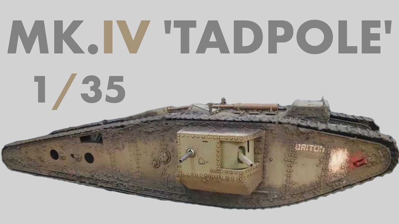 Takom's 1/35 Heavy Tank Mark IV 'Tadpole' Full Build
