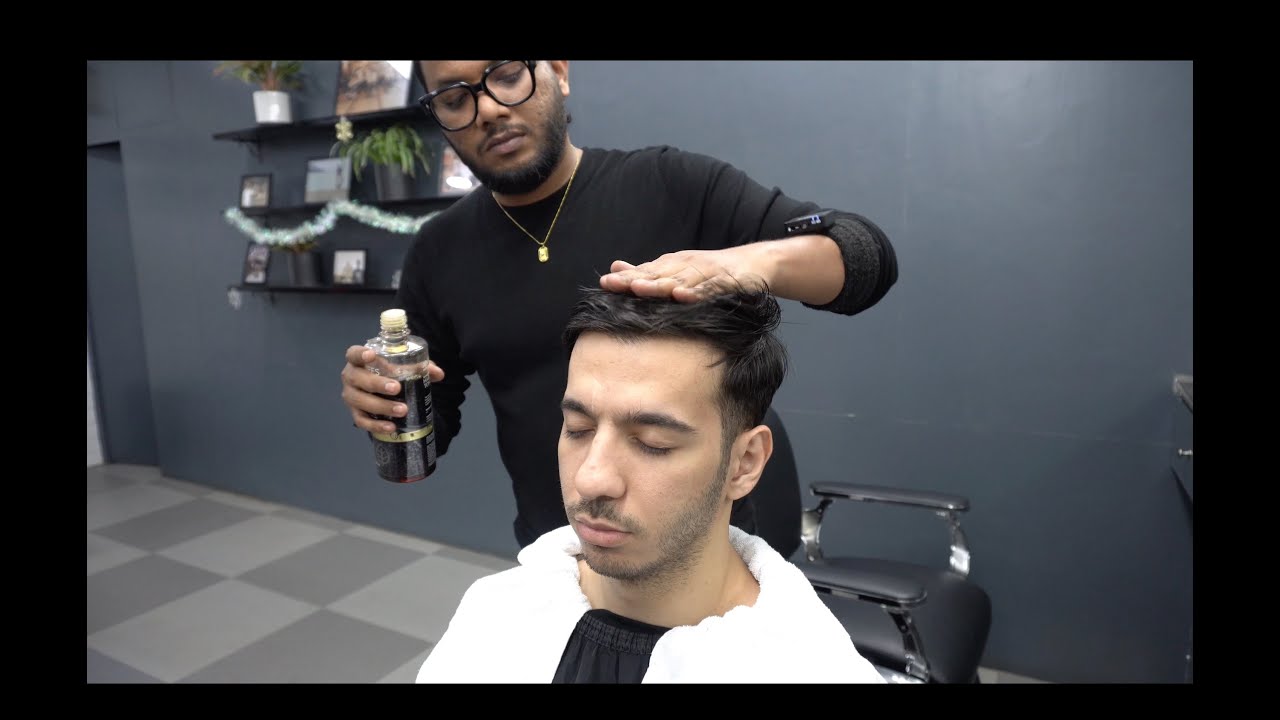 ASMR Head Massage Magic on @AminJaz by Barber Sushant | Nomad Barber Mumbai