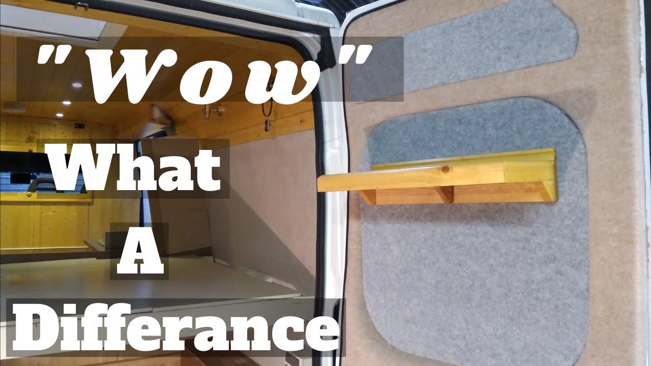 Rear Door Trim Face-lift  Camper van Self Build Conversion UK.