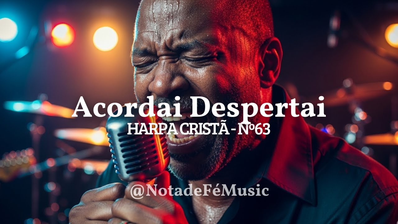 Harpa Cristã Nº 63 ACORDAI DESPERTAI | BLUES GOSPEL | Instrumental + Letra