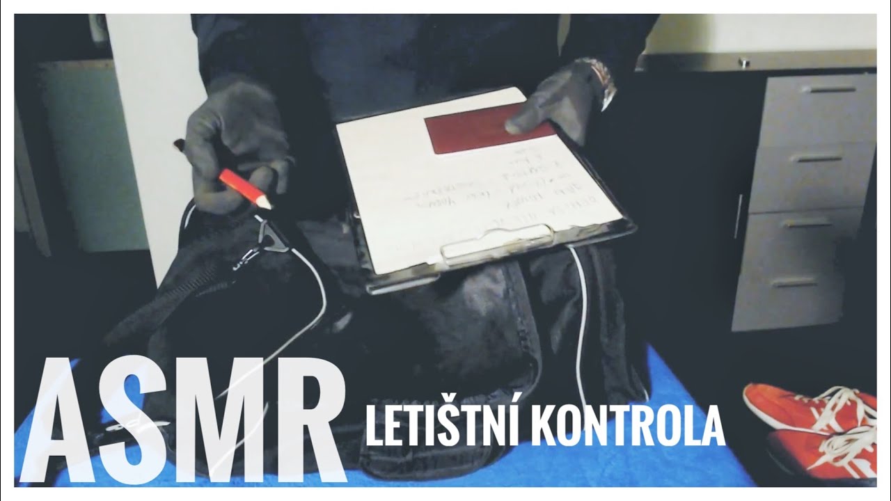 ASMR CZ - ROLEPLAY Leti&scaron;tn&iacute; kontrola