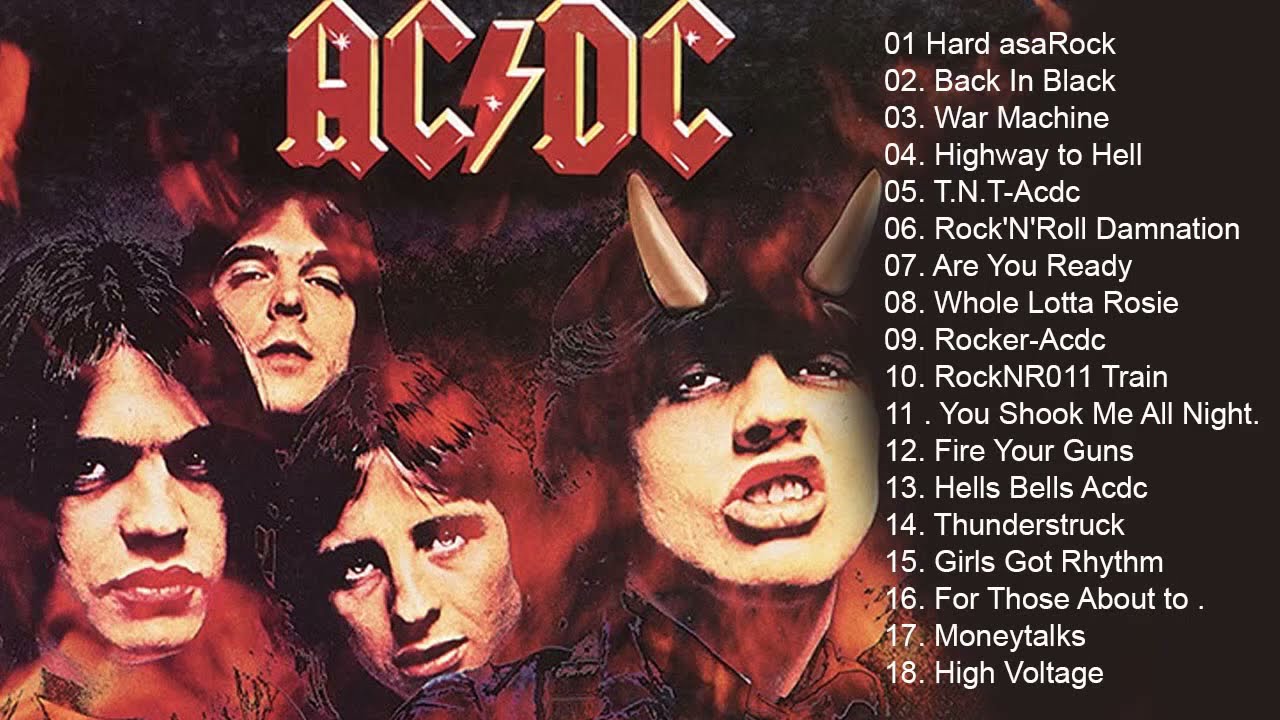 A.C.D.C Greatest Hits Full Album 2022 - Top 20 Best Songs Of A.C.D.C