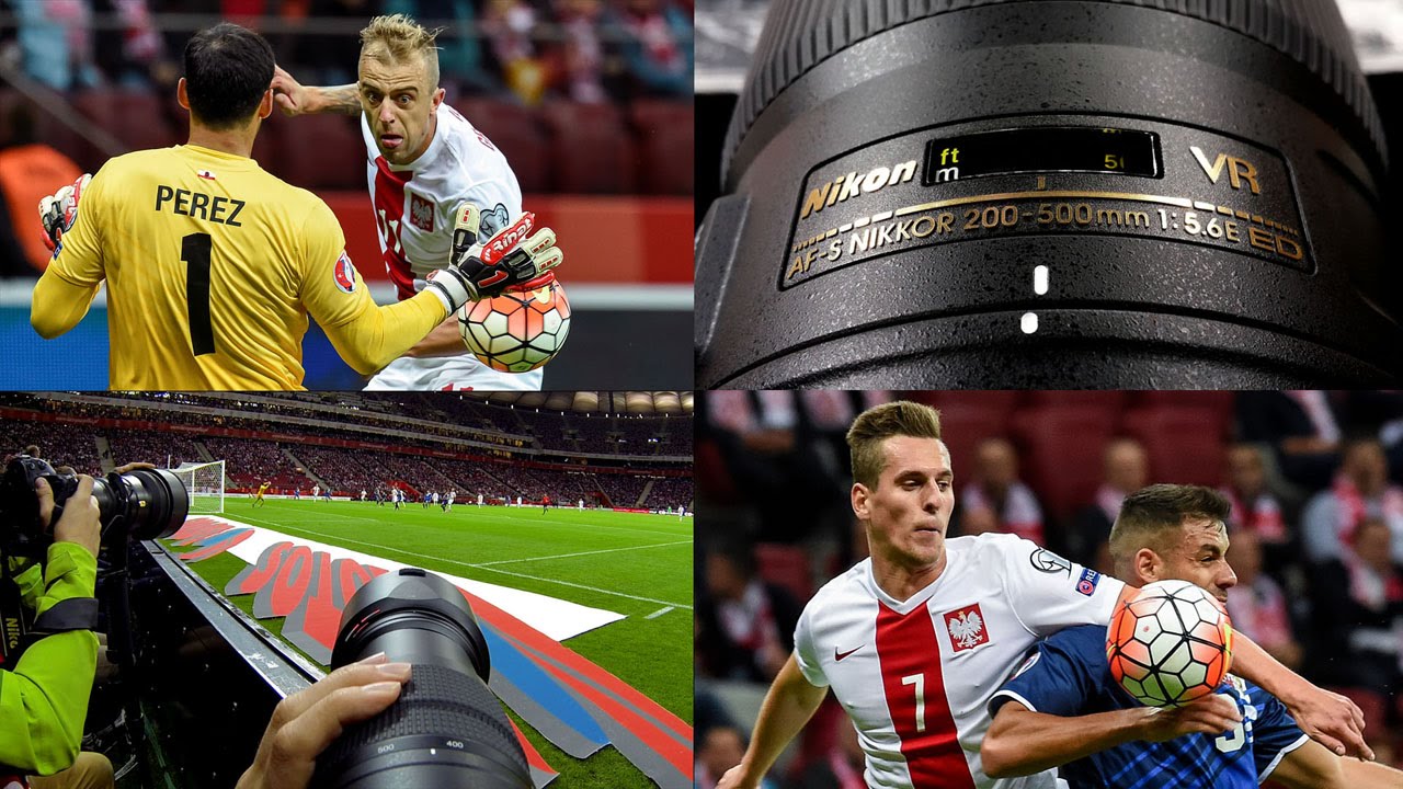 Nikkor AF-S 200-500 mm f5.6E ED VR  - football TEST