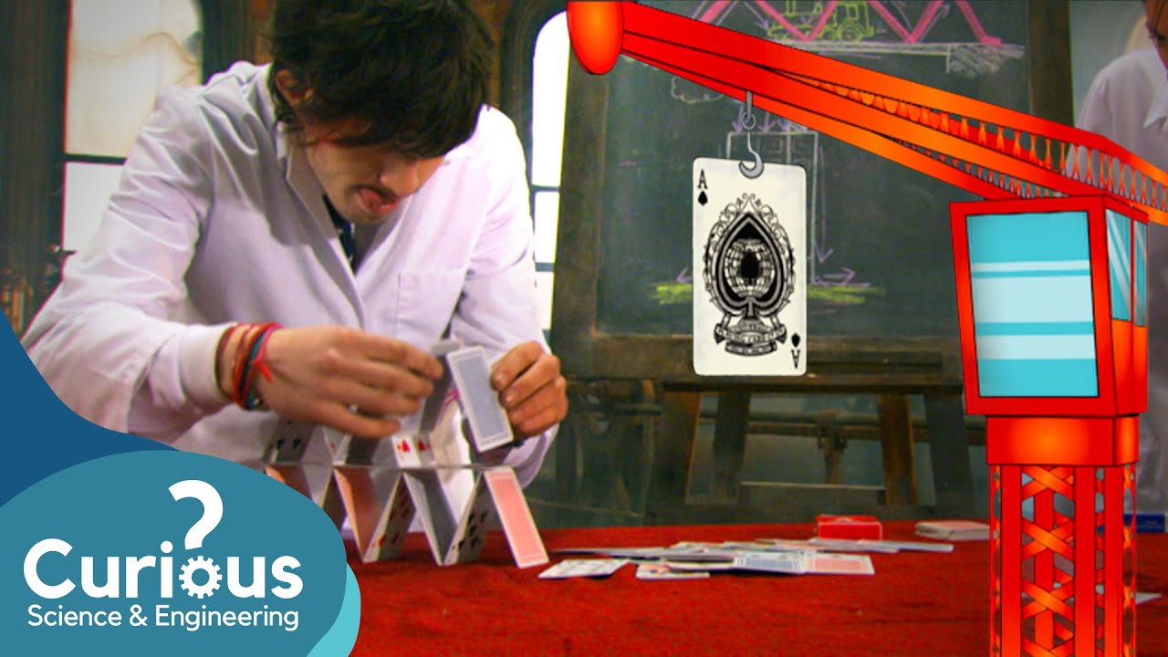 Can A Stack Of Cards Hold A Human Being? | ExperiMental | Curious? Science & Engineering