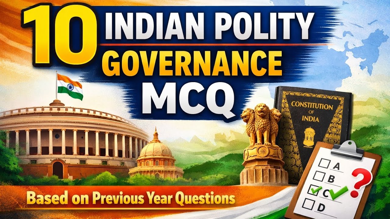 10 Indian Polity MCQs || Previous Year Questions | INDIAN Polity gk | UPSC EXAM QUESTIONS| GK QUEST